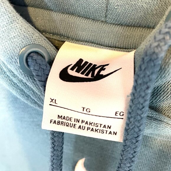 Athliesure | Nike Pullover Sweatshirt Grey Slate Sage | Center Logo Streetwear - Picture 9 of 13